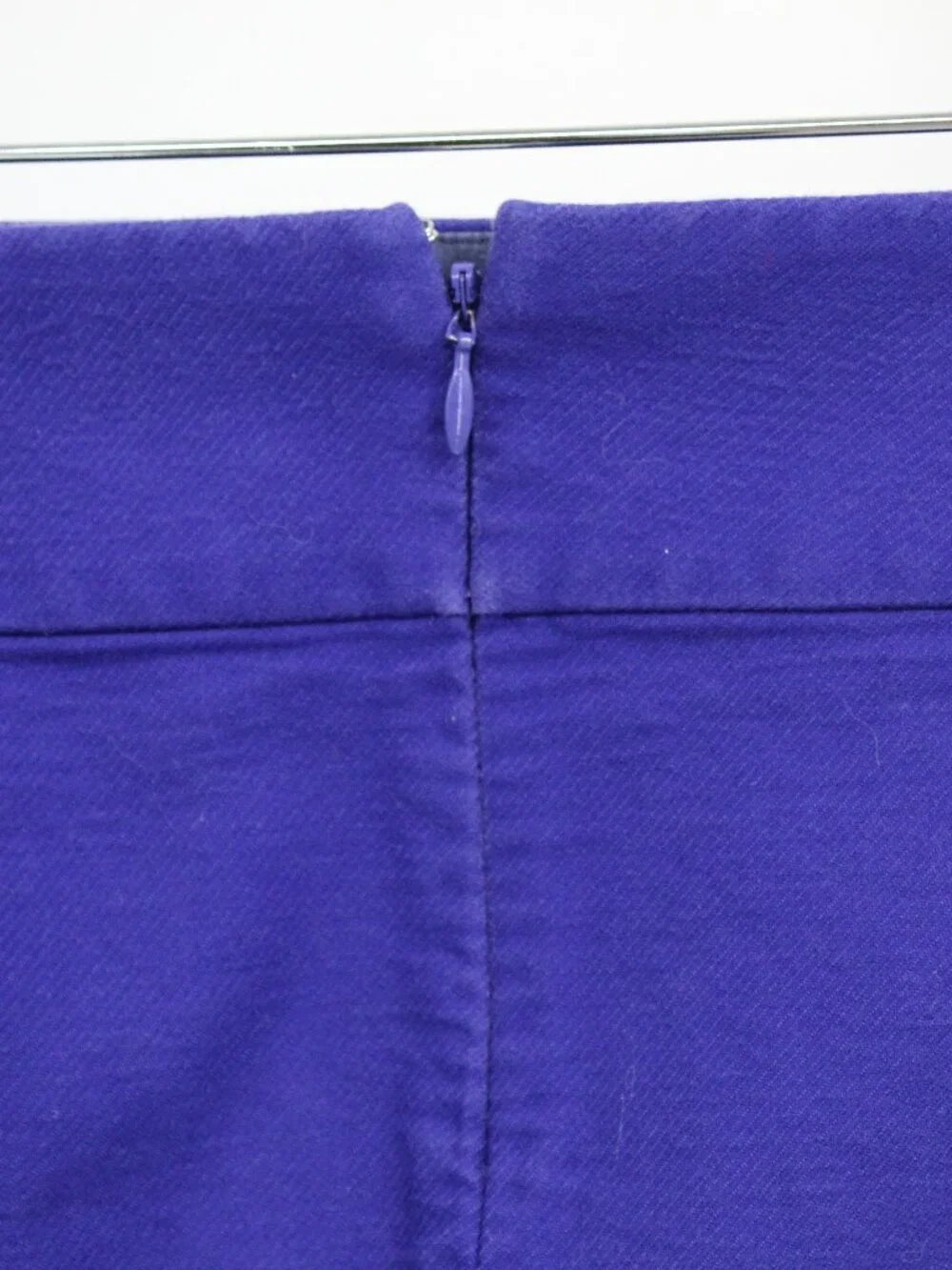 Vintage Y2K J CREW Purple A-Line Mini Skirt‎ Size 0 Short Summer Cotton Preppy